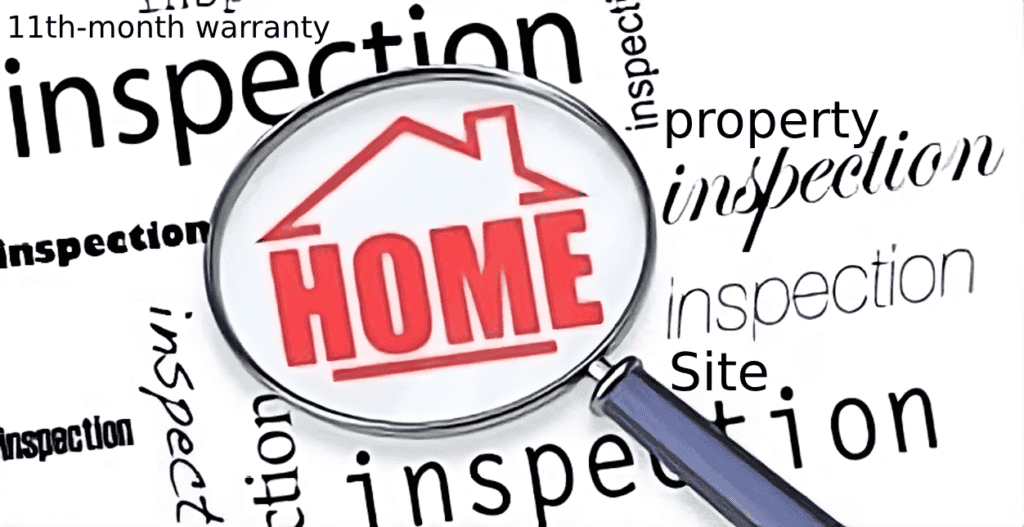 Property Inspection Site Inspection 11th month warranty and new building inspection as a service by Oparah Realty