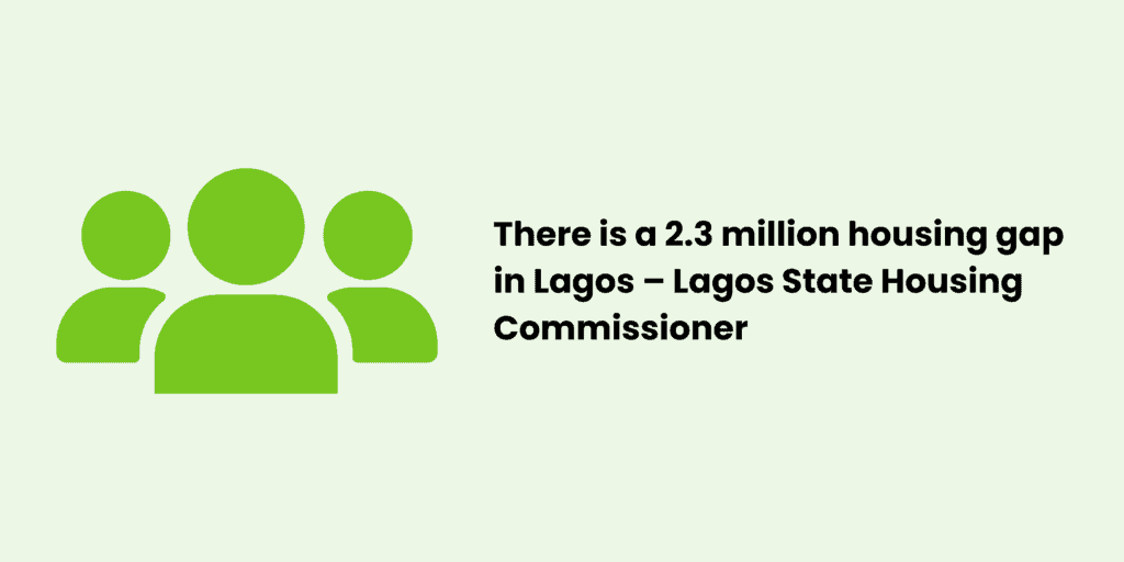 There is a 2.3 million housing gap in Lagos – Lagos State Commissioner for Housing