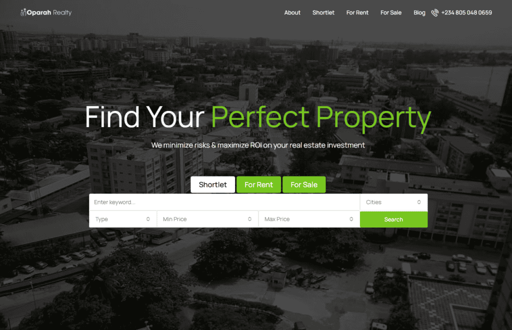 Oparah Realty is one of the platforms for successful real estate investors