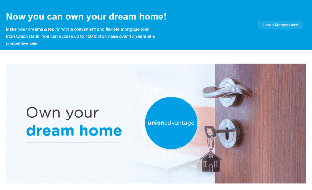 Union Bank offer Mortgage Loans to Homebuyers